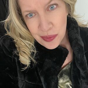 Maurices Black Faux Fur Jacket